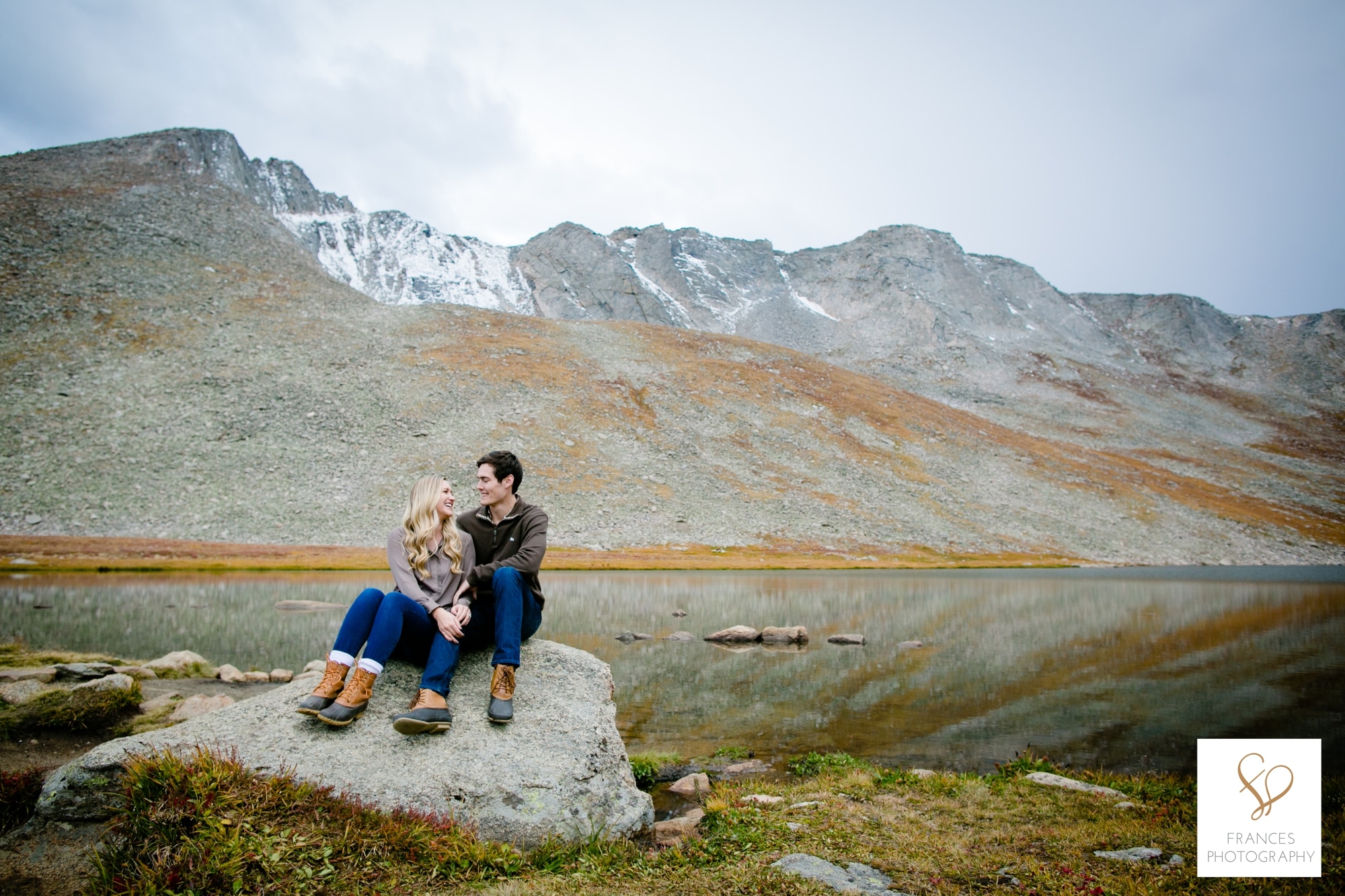 engagement photography rocky mountains frances photography